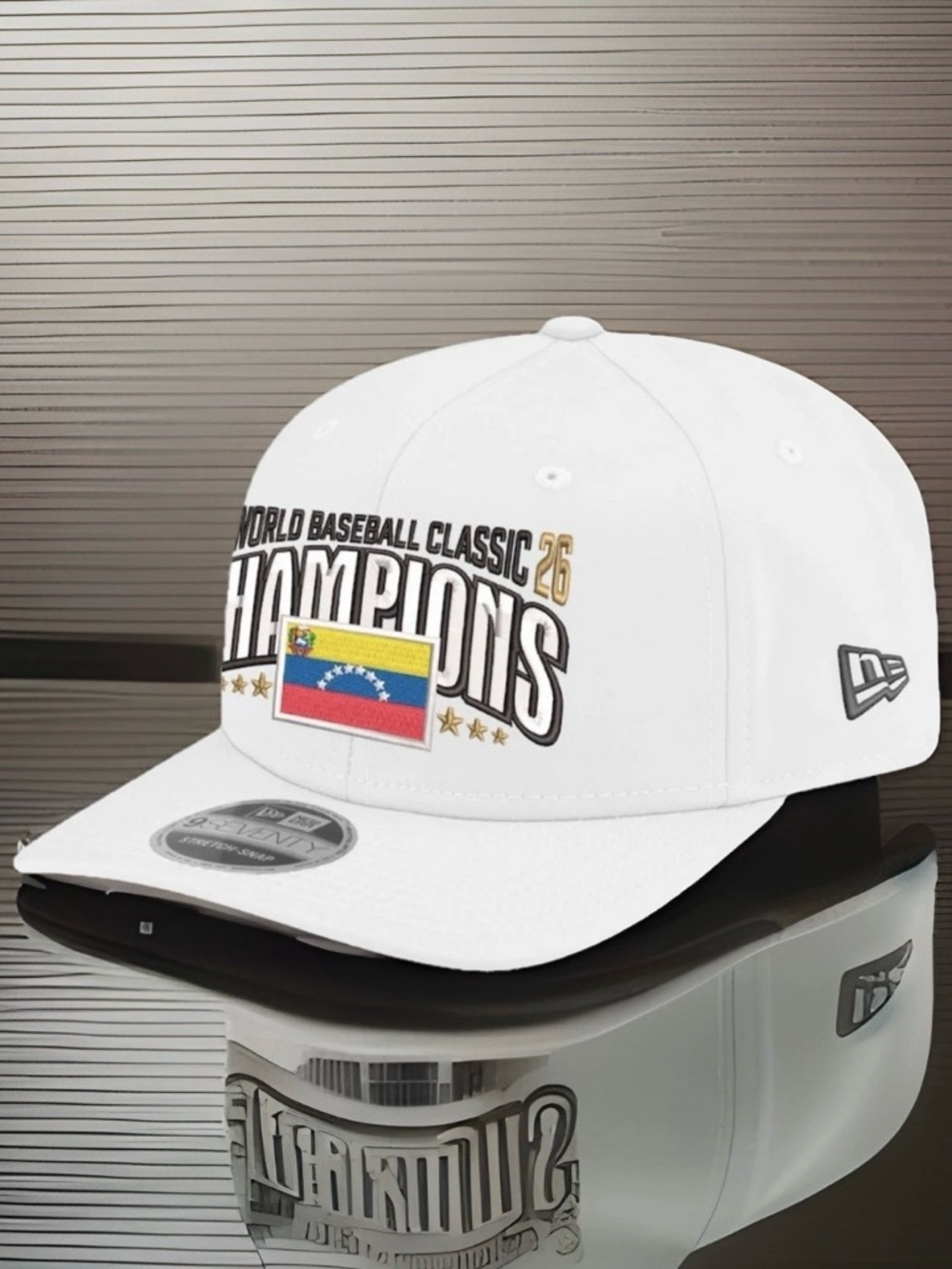 Venezuela Baseball New Era 2026 World Baseball Classic Champions Locker Room Hat